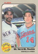 1983 Fleer - Dave Winfield, Kent Hrbek  Super Special Stars.     #633