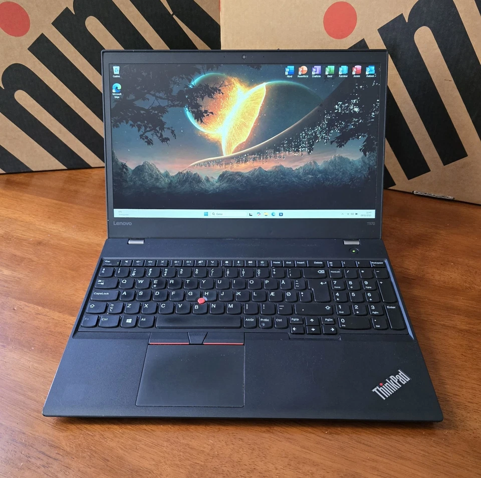 🔴Lenovo Thinkpad T570 i5-7200U 16RAM-256SSD 15,6"  Office 🔴 - Immagine 2 di 4