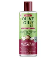 ORS Olive Oil Heat Protection Hair Serum with Coconut Oil for Restorative Shi...