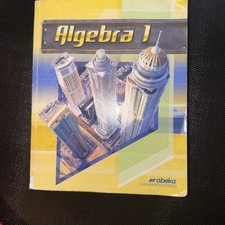 Abeka Algebra 1 Second Edition Good Condition