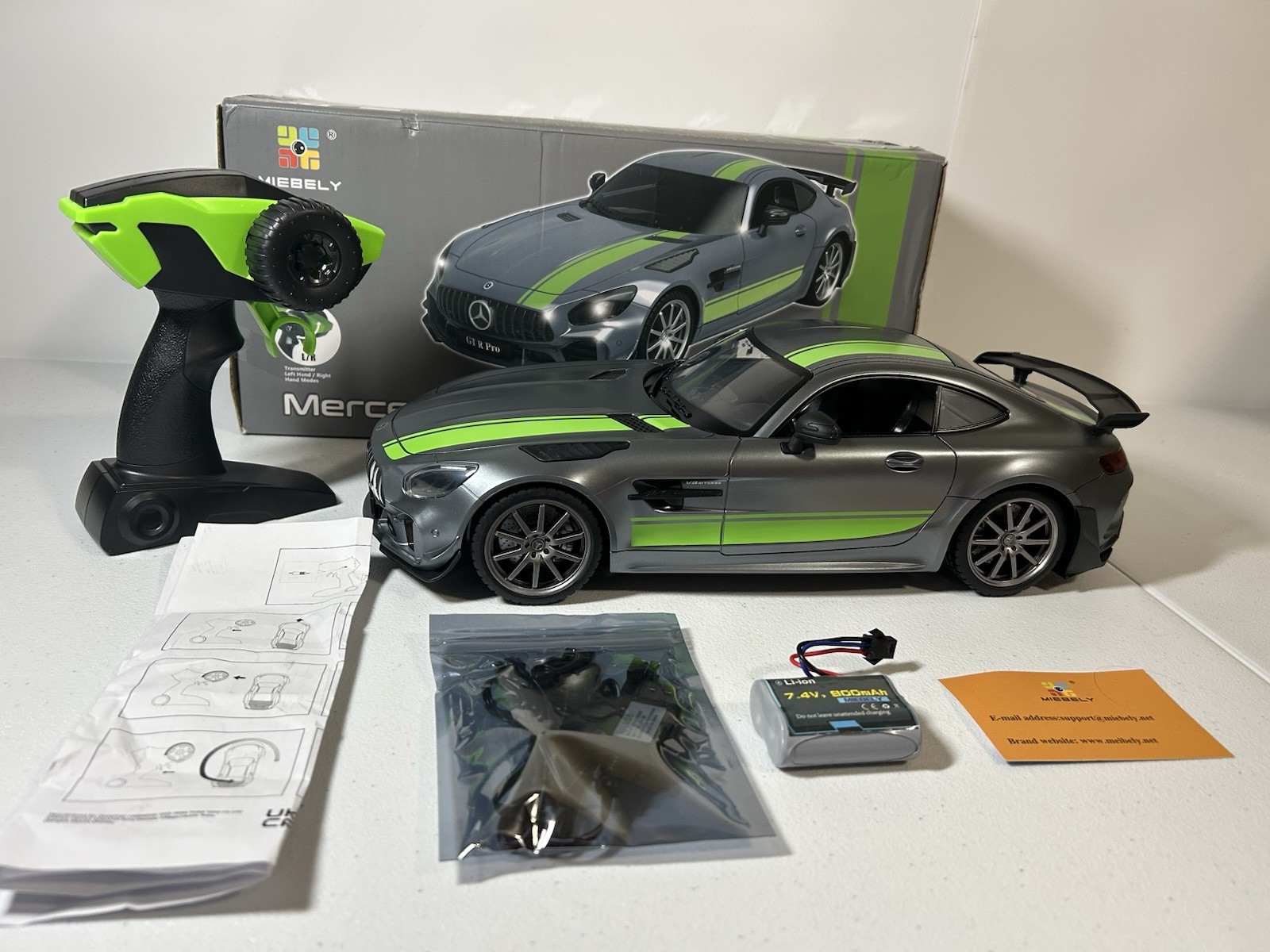 MIEBELY Mercedes-AMG GT R PRO 1:12 Scale Full Function Remot