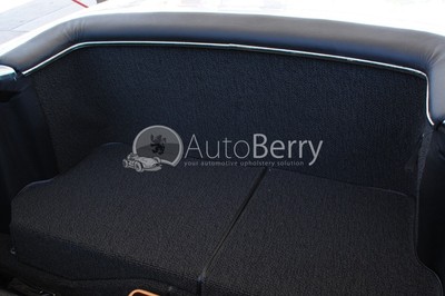 Cream Velour Carpet Set fits Manual Mercedes W113 Pagoda 230SL 250SL 280SL - Vintage Euro Parts