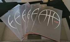 6 Pack of Mead Five Star 2 Pocket Folders- Black; Sports; Basketball