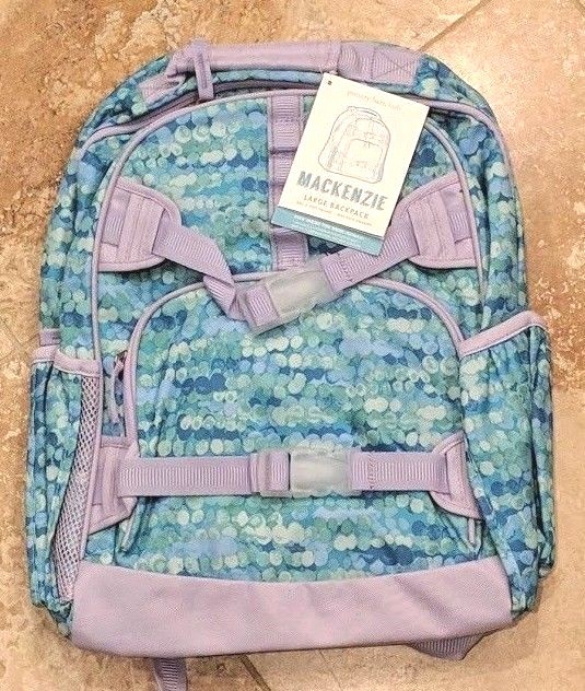 POTTERY BARN KIDS MACKENZIE BACKPACK LAVENDER AQUA TIEDYE eBay