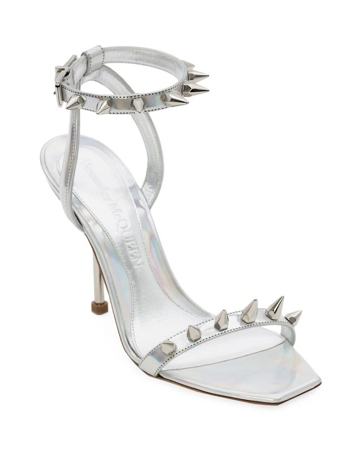 Sandali Alexander McQueen punk borchie metalliche alla caviglia