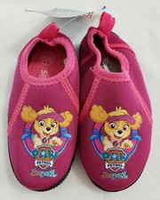 NWT Paw Patrol Nickelodeon Toddler Girls Size 5/6 Water Shoes Beach Sand Slip On