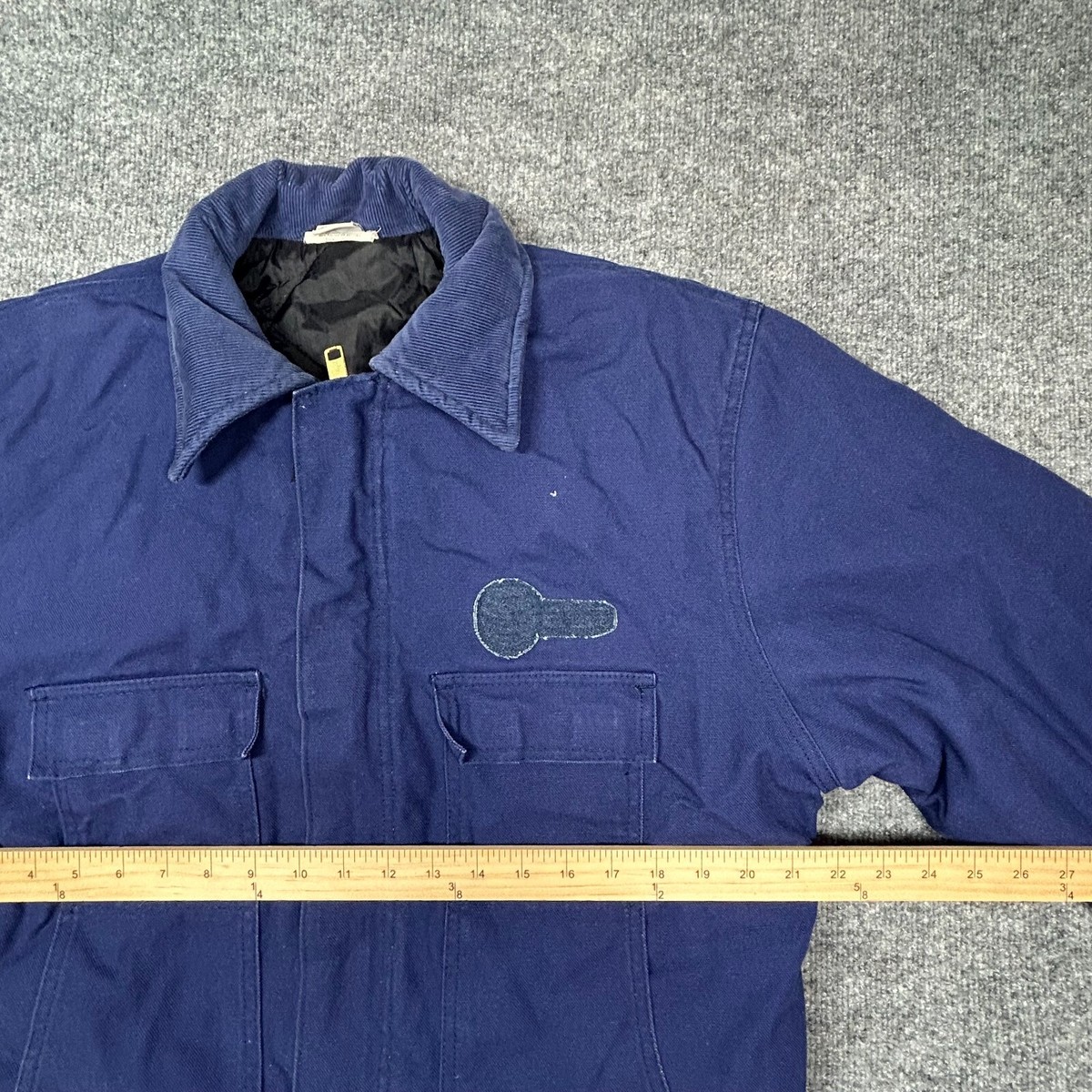 Vtg 90s VF Imagewear Work Jacket Made USA Lineman Uniform Heavy