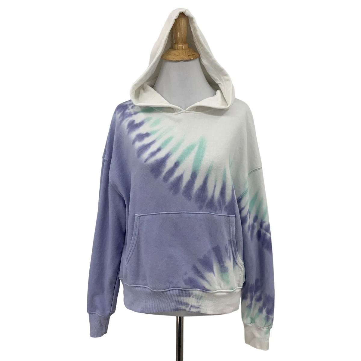 Wildfox Hadley Sweatshirt Womens XS Extra Small Tie Dye Pullover Hoodie Sweater