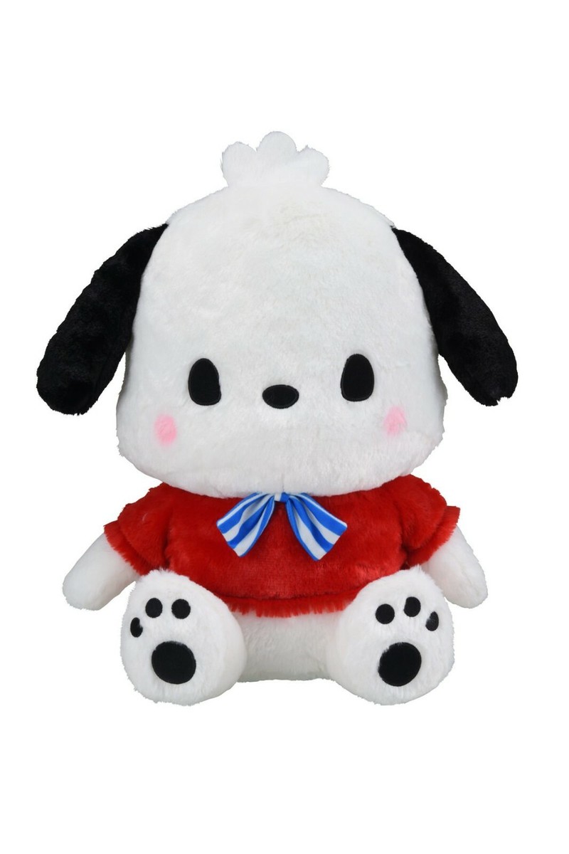 RARE Sanrio Pochacco Giga Jumbo BIG Fluffy Plush doll Exclusive to
