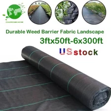 Durable Weed Barrier Landscape Fabric 3.2oz PP Woven Ground Cover Chemical-free