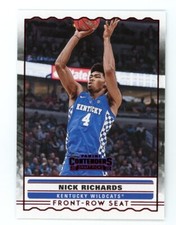2020 Panini Contenders Draft Picks Front Row Seats Red Nick Richards Rookie RC
