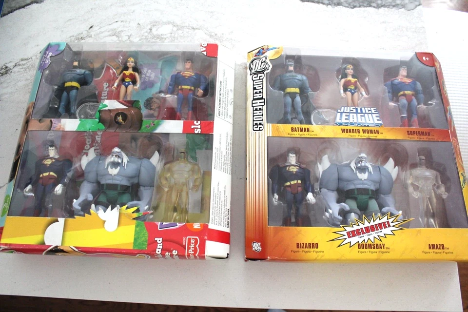 JLU DC Justice League Unlimited 2006 paquete de 6 prototipos Doomsday error en caja DORA Foto 4 de 4