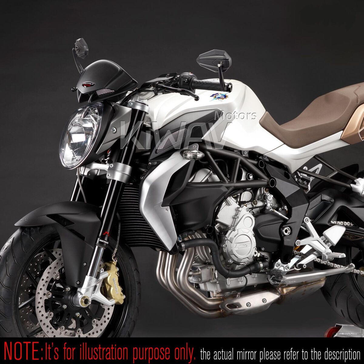 For hollow bar end mirrors 4Rizz black 7/8 For hollow bar end mirrors 4Rizz black 7/8
