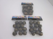 NEW TREE HOUSE STUDIO Set of 3 Wood Macrame Beads in Walnut