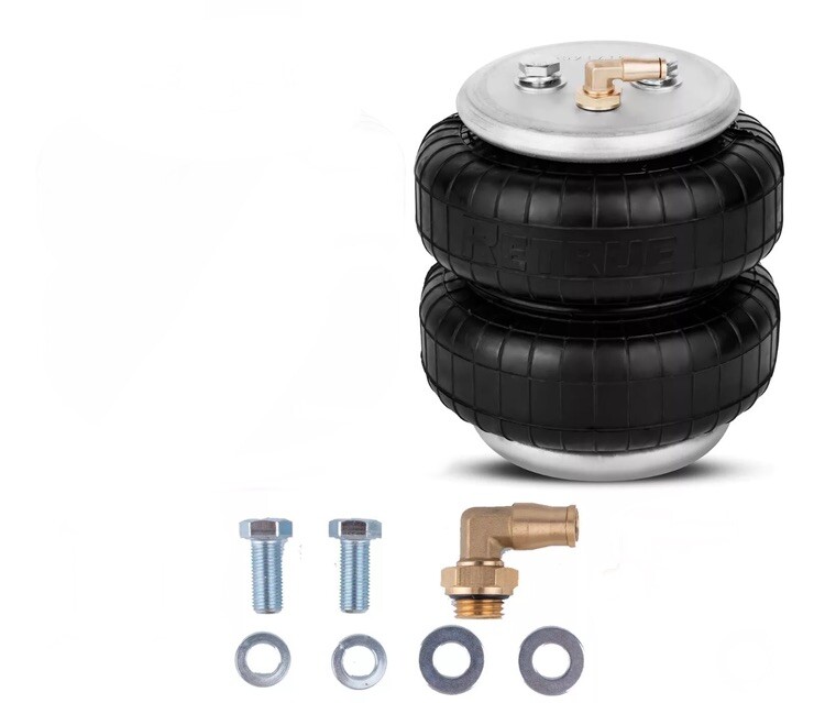 1/4"NPT Air Ride Suspension Bag 2500 LBS Airbag Replacement Kit with