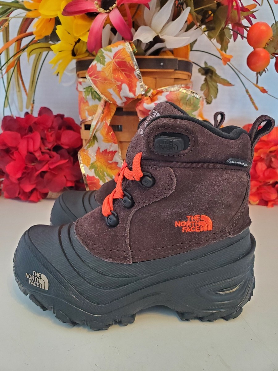 The North Face Chilkat Boot Mud Pack Brown/Sienna Orange Sz  display picture 1