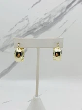 ❤️ 10k Gold Hoop Earrings polished Women’s basket - Aretes en oro de 10K