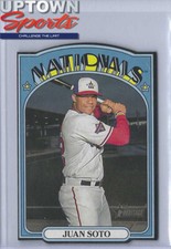 2021 Topps Heritage JUAN SOTO 1972 Die Cut #72DC-21 NATIONALS
