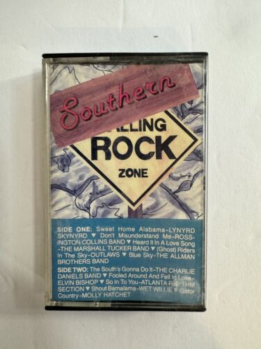 Southern Rock Zone Cassette Lynyrd Skynyrd Wet Willie Molly Hatchet ARS