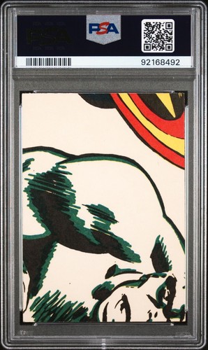 1966 Donruss Marvel Super Heroes #53 PSA 6 "THIS WILL CURL YOUR HAIR" HULK - Picture 2 of 2