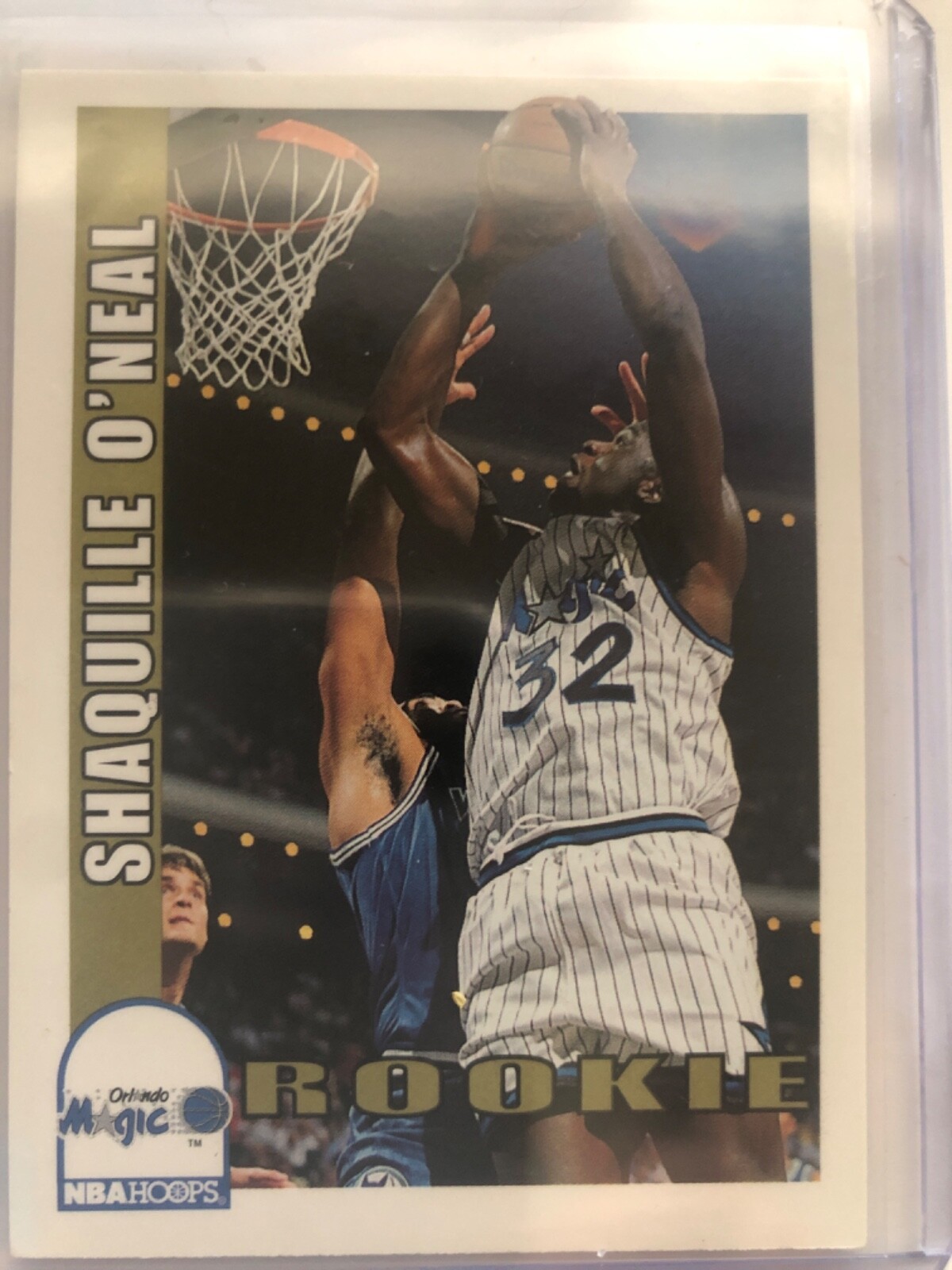 1992-93 NBA Hoops - #442 Shaquille O'Neal (RC)