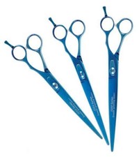 5200 Blue Titanium Series Shears Professional Pet Grooming Straight Scissors