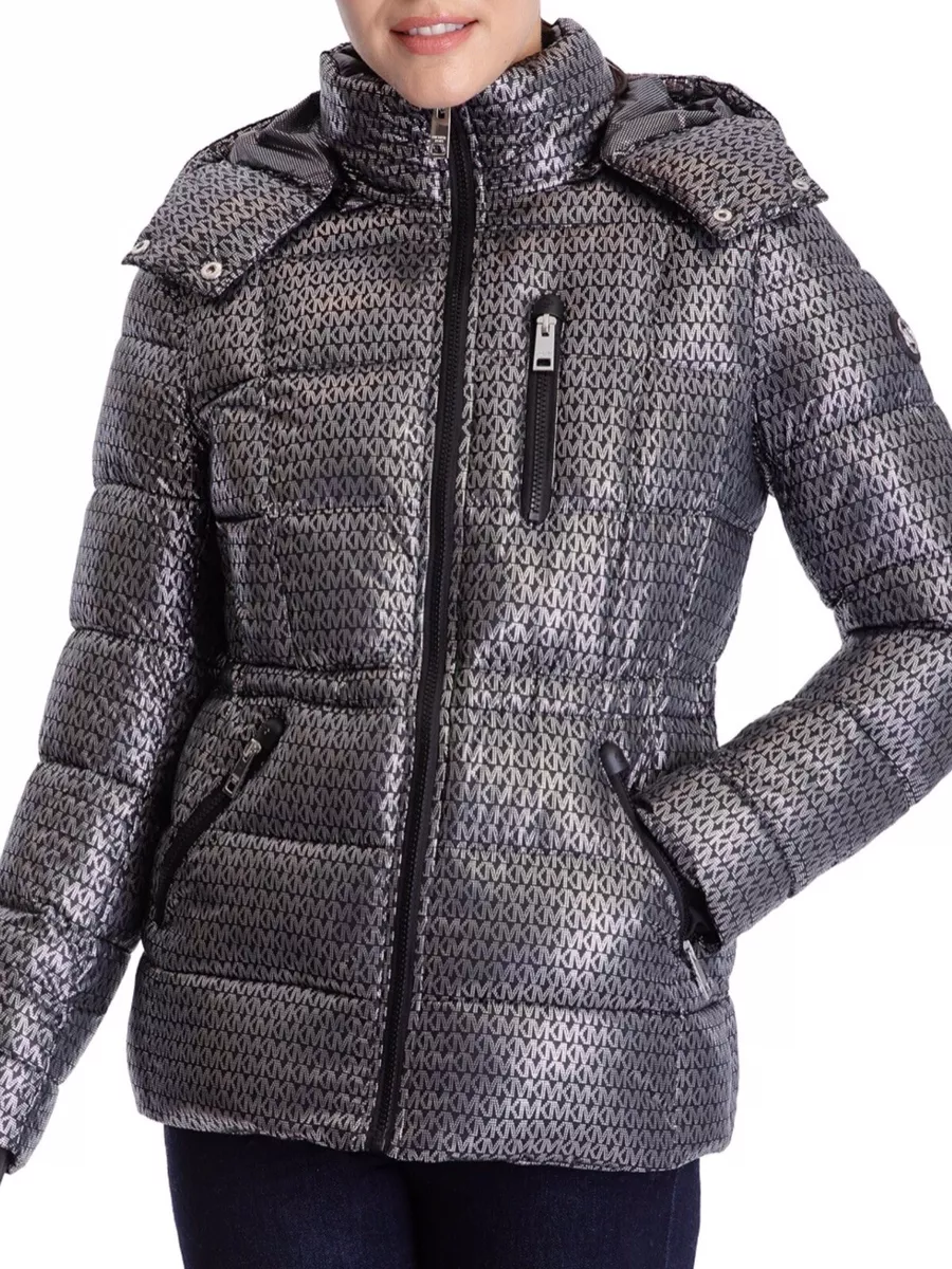 Michael kors coats womens silver sales