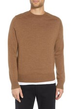  265 Vince Regular Fit Ottoman Stitch Wool Sweater,H OAK,XXL