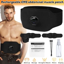 Electric Muscle Toner Machine ABS Toning Belt Simulation Fat Burner Belly Shaper