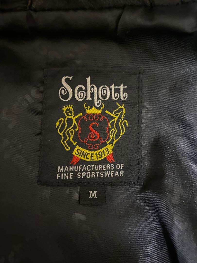 Schott Attachment Lamb Leather Single Riders Jack… - image 3