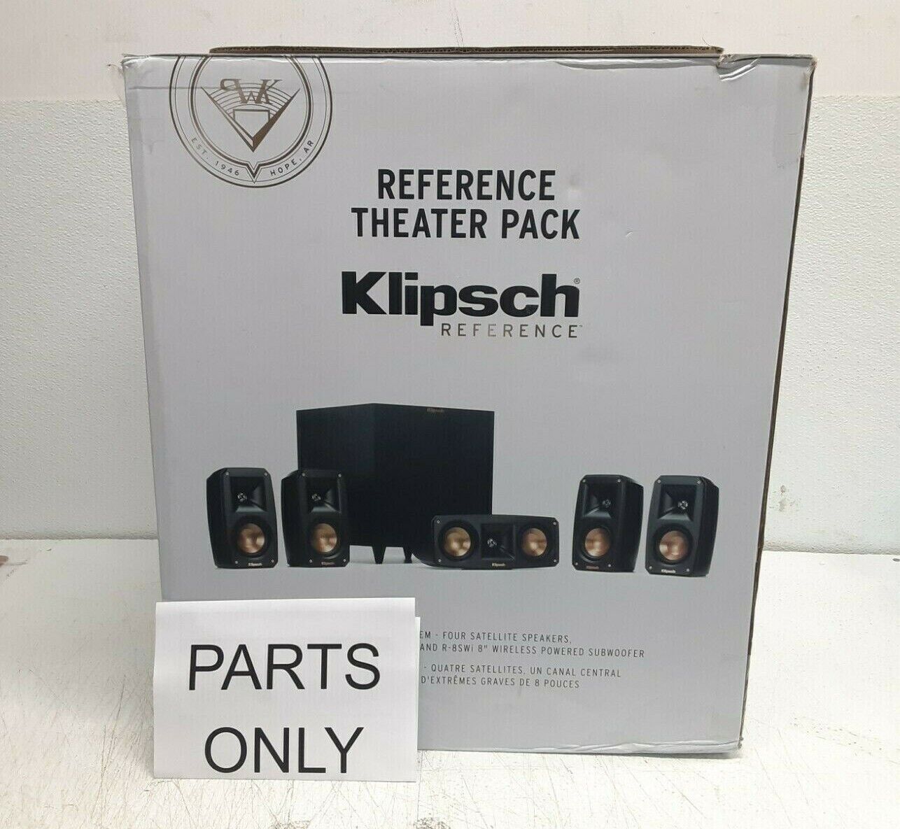 Klipsch Reference Theater Pack 5.1 R-8SWi - RTP Satellite - Center Channel  - W/T