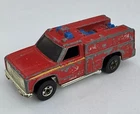 Vintage Hot Wheels 1974 Rescue Vehicle-Emergency Unit 50 First Aid Fire Truck