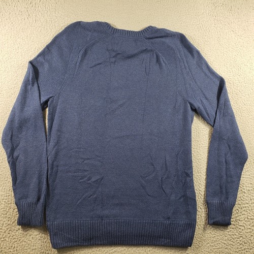 American Eagle Sweater Men's Large Blue Long Sleeve Cotton Stretch NWT - Picture 8 of 11
