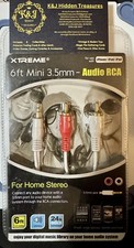 6 foot Mini 3.5 mm Audio/Video cable NEW