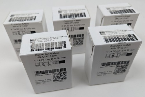 5pcs RFS N Male Coaxial Connector for LCF12-50J Coaxial Cable NM-LCF12 ...