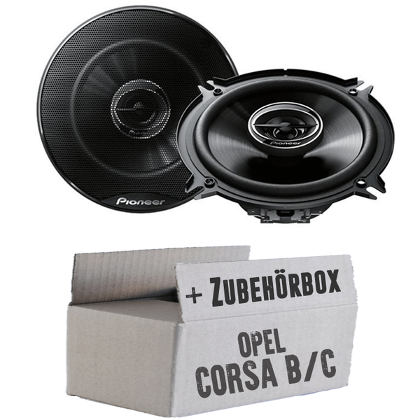 Opel Corsa B/C Heck - Pioneer Lautsprecher Auto Boxen Kfz Hinten 13Cm- Einbauset-image