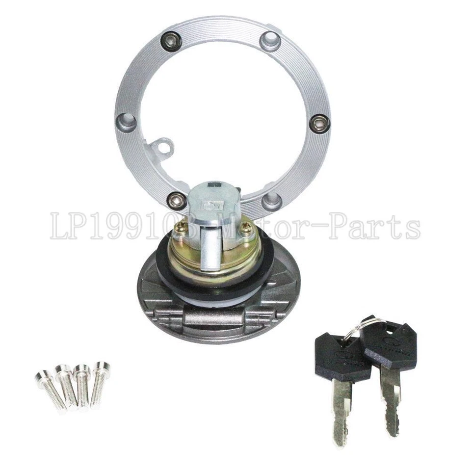 Bloqueo de tapa de gasolina para Kawasaki EX250 Ninja 250R 2008-2012 2009 2010 2011 Foto 4 de 4