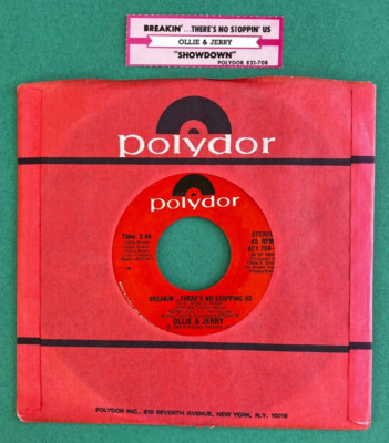 Ollie & Jerry -45RPM- Breakin'...There's No Stopping Us, Showdown - Polydor 1984