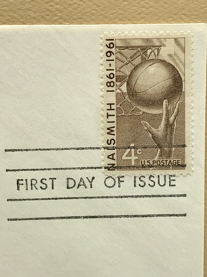 Basketball Hall of Fame Stamp & Envelope First Day of Issue Set 1961 1991 - Image 3 of 4