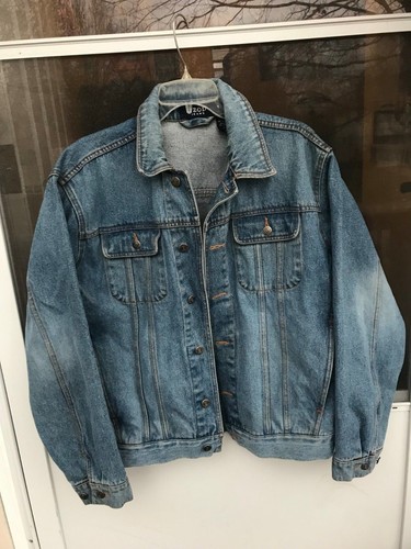 Vintage IZOD Jeans Blue Denim Jacket 