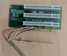 3-Slot 32-bit PCI 90 degree angle Riser Card 2U