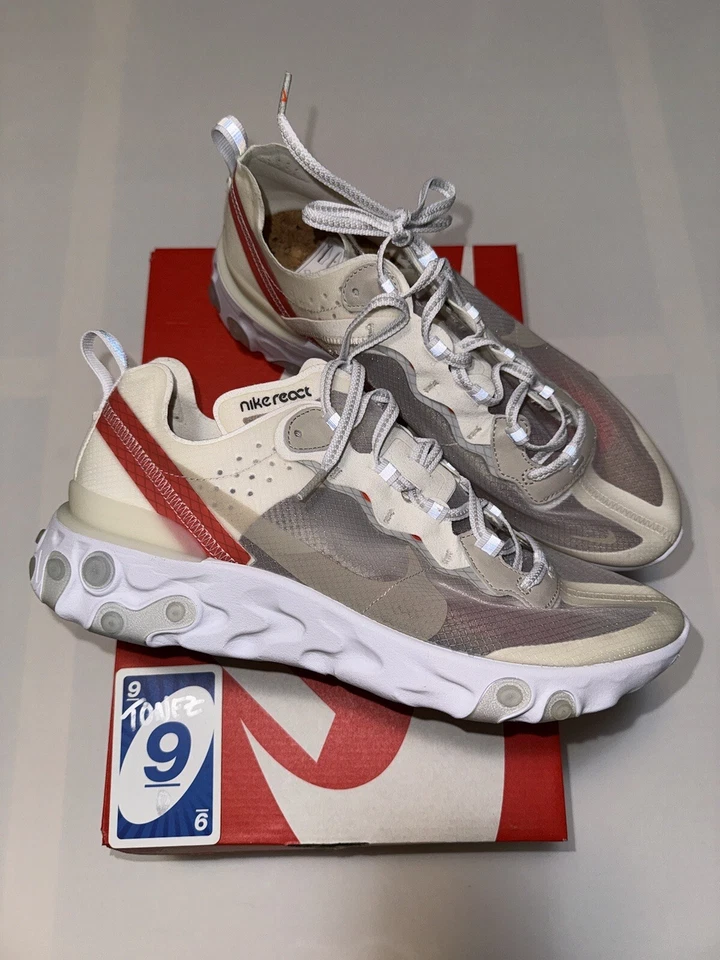 Nike React Element 87 Light Bone 2018 - Size 10US - Image 2 of 4