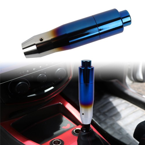 Universal Burnt Blue Aluminum Alloy Automatic Car Gear Stick Shift Knob - 第 1/10 張圖片