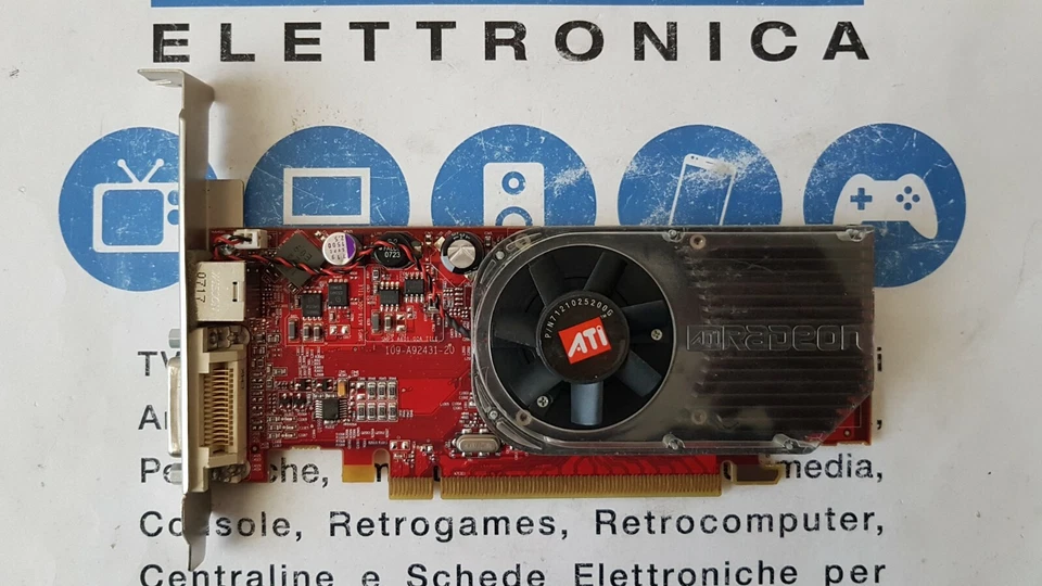 Scheda video PCI Express DMS-59 ATI Radeon X1300/X1550 256MB DDR2 HP NO DVI - Immagine 2 di 4