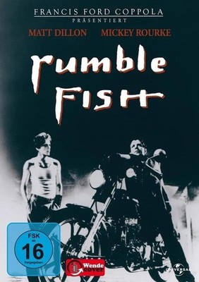Rumble Fish (1983) DVD Francis Ford Coppola Matt Dillon Mickey Rourke NEU OVP