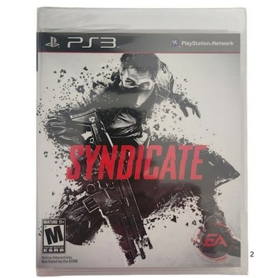 Syndicate PS3 Brand New Game Special (2012 First Person Shooting)