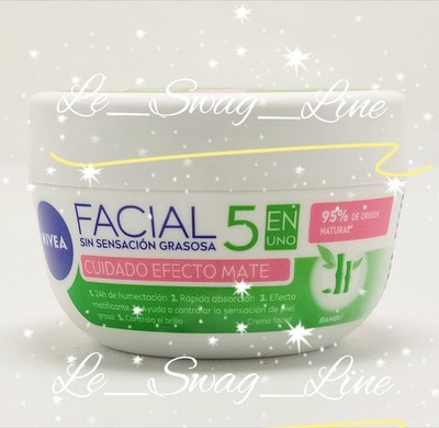 Nivea 5 in 1 face cream Sin Sensation Grasosa Efecto Mate care 50 ml 