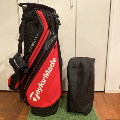 Taylormade Stealth Red/Black Stand golf bag carry cart caddy