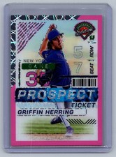 2024 Panini Prospect Edition #115 Griffin Herring Pink Velocity Holo #/79