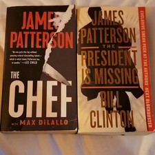 James Patterson Paperback Thriller Set: The Chef & The President Is Missing